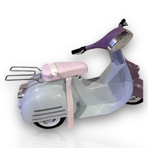 Our Generation Ride In Style Scooter Motorcycle and Pink Helmet for 18" Dolls - Picture 4 of 14